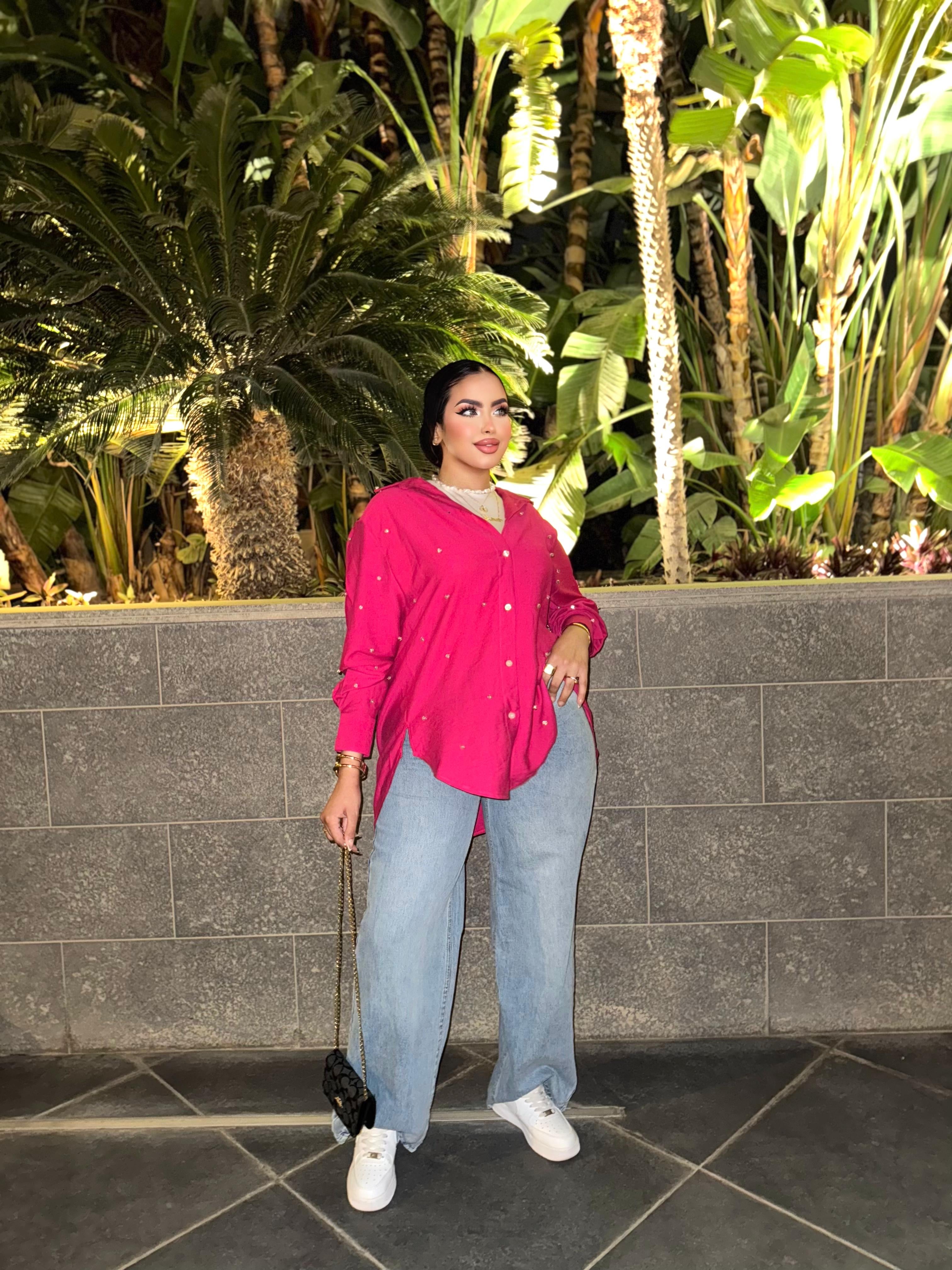 Linen Shirt – Plain & Strass