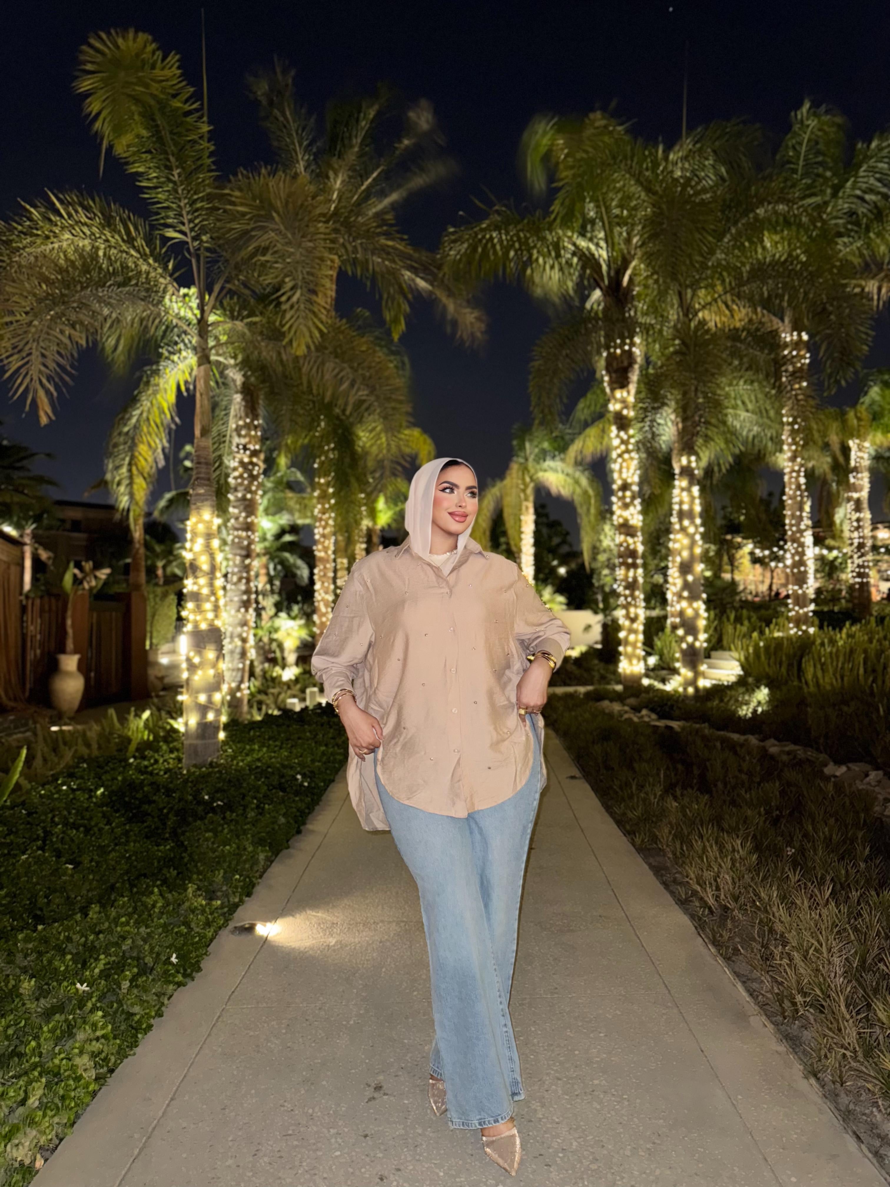 Linen Shirt – Plain & Strass