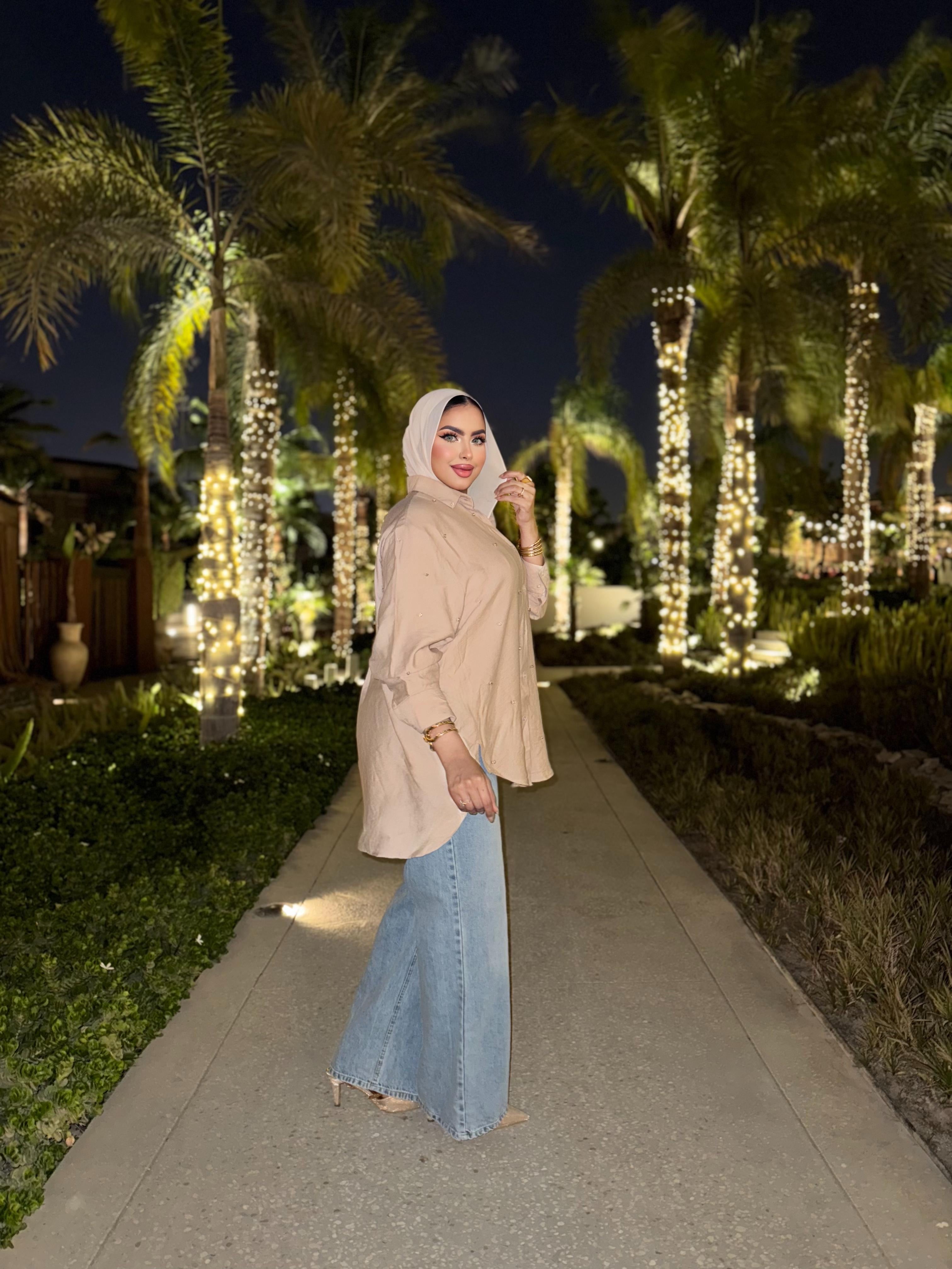 Linen Shirt – Plain & Strass