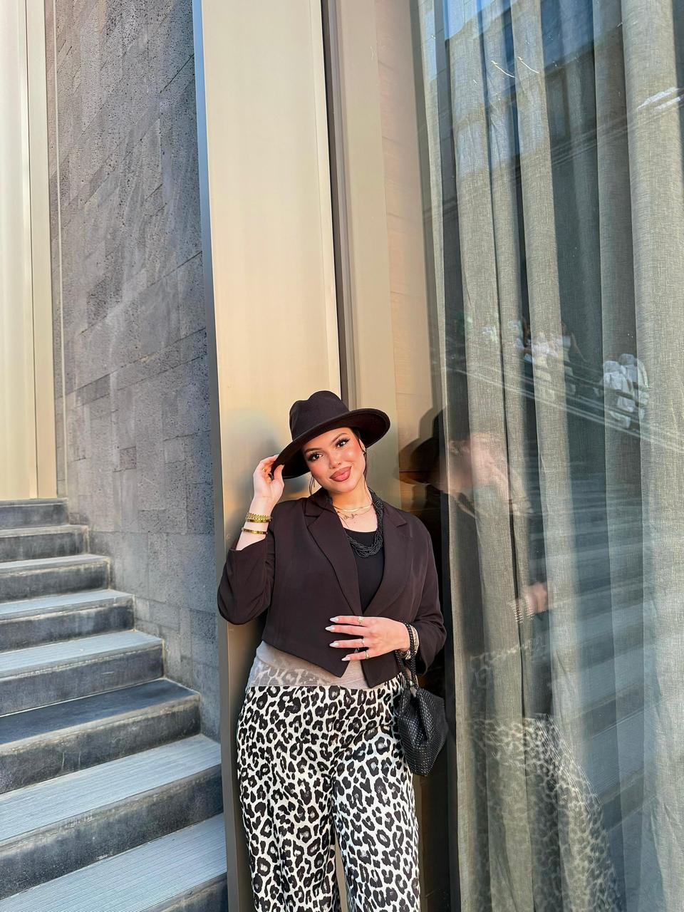 Leopard Slik Pants