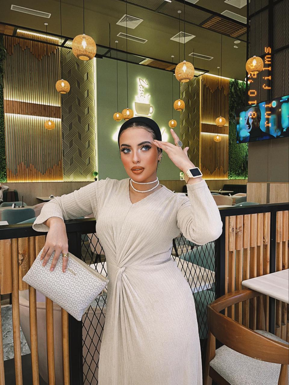 Elegant Beige Dress